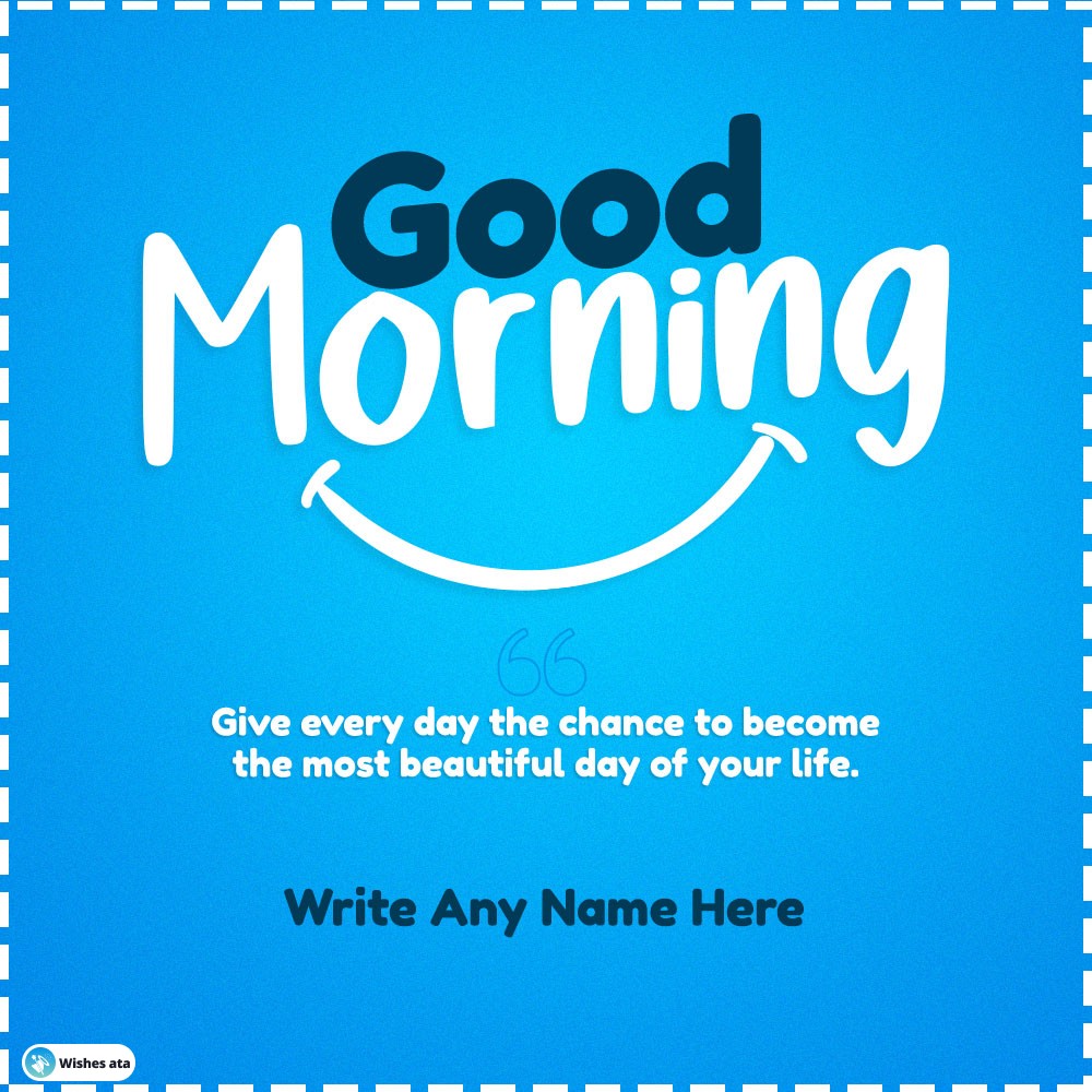 Positive vibes good morning card