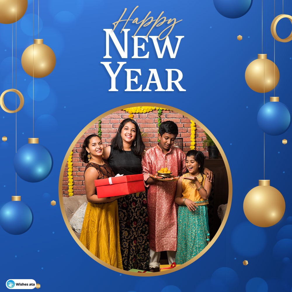 New Year Photo Frame For Whatsapp Status